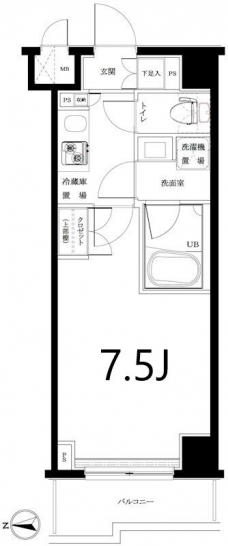 ルーブル高島平の間取り図