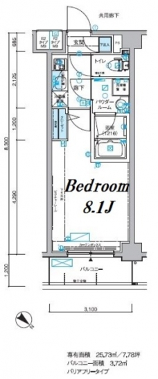 メインステージ小竹向原の間取り図