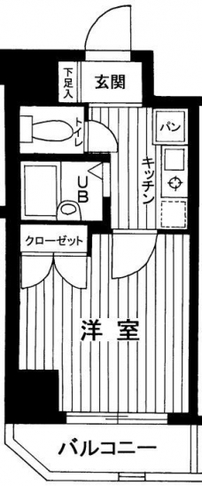 ヴェルト池袋の間取り図