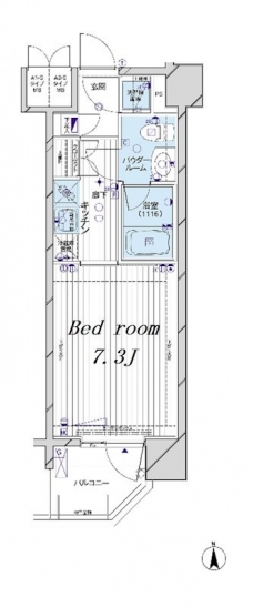 メインステージパーク大山の間取り図