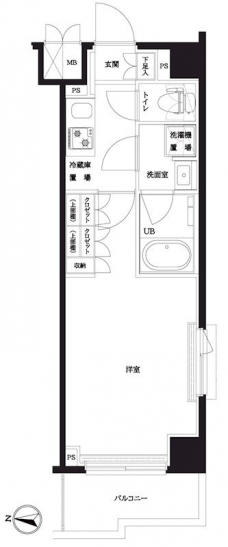ルーブル志村坂上の間取り図