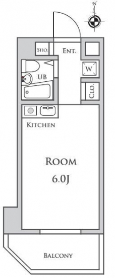 黒田屋ハイツの間取り図
