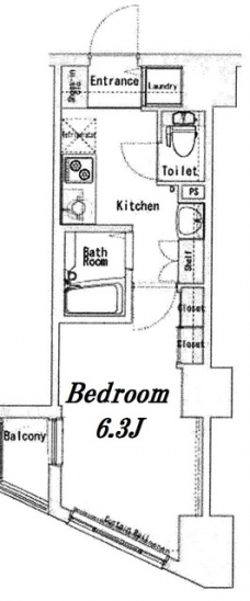 アイフェリーク神田の間取り図