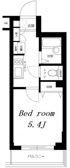 プレール・ドゥーク新高円寺の間取り図