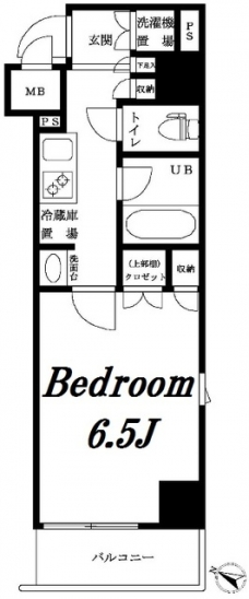 ルーブル大塚伍番館の間取り図