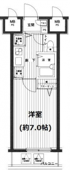 グランド・ガーラ芝公園の間取り図