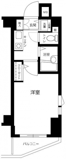 フェニックス荻窪弐番館の間取り図