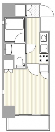スカイコート初台の間取り図