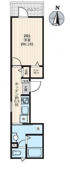 カルム府中の森の間取り図