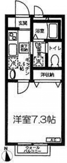 Fifth Avenueの間取り図