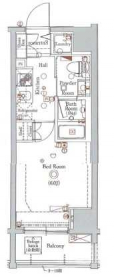グラントゥルース大森ライズの間取り図