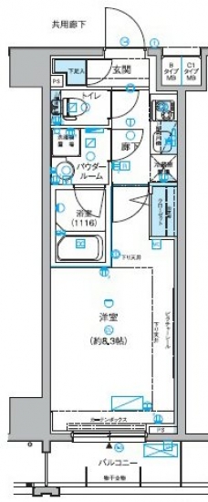 メインステージ小竹向原の間取り図