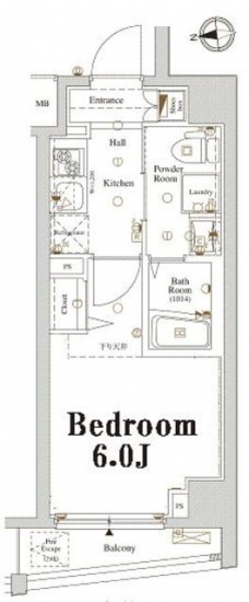 アクサス大塚の間取り図