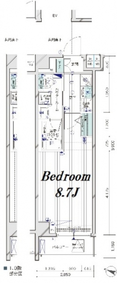 メインステージ上野毛IIの間取り図