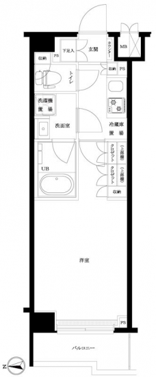 ルーブル下赤塚の間取り図