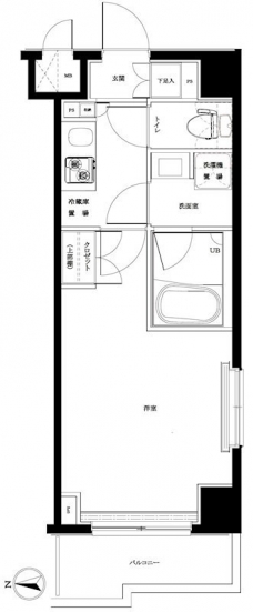 ルーブル高島平の間取り図
