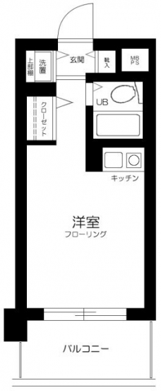 日神パレス平和島の間取り図