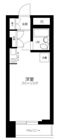 ロジマン武蔵小山の間取り図