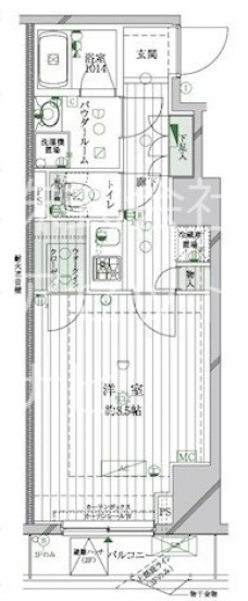 ランドステージ日暮里の間取り図