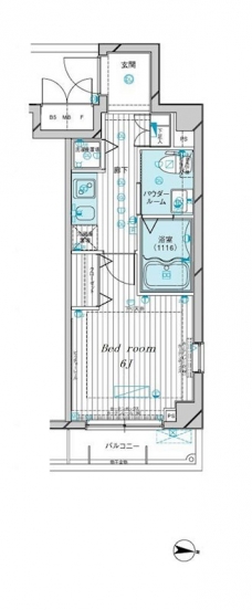 メインステージ多摩川IIの間取り図