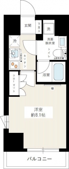 イアース練馬の間取り図