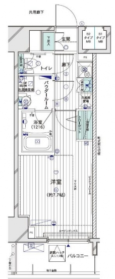 メインステージ大山IIの間取り図