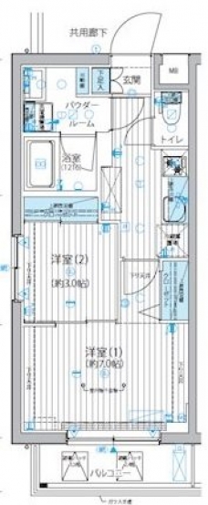 メインステージ練馬春日町の間取り図