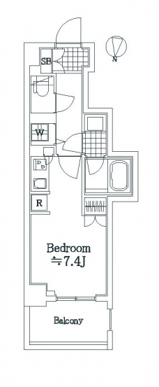 クリオコンフォート府中の間取り図