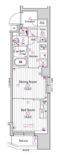 ガーラ・プレシャス三軒茶屋の間取り図