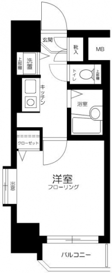 フェニックス幡ヶ谷壱番館の間取り図
