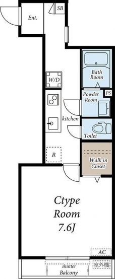 リブリ・小岩の間取り図