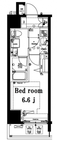 アクサス汐留の間取り図