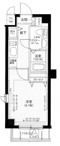 メインステージ多摩川の間取り図