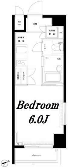 ルーブル早稲田の間取り図
