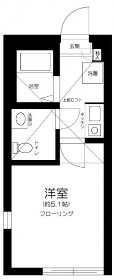 ロイド二子新地の間取り図