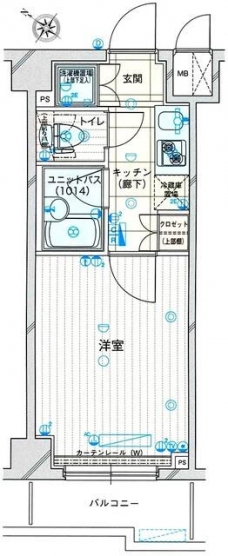 ルーブル下丸子弐番館の間取り図