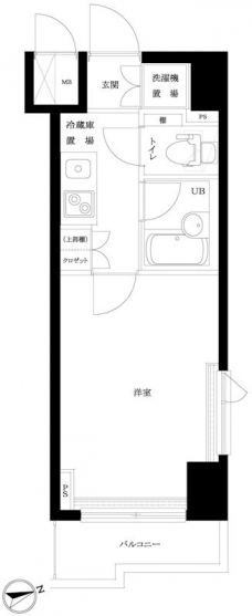 ルーブル大塚参番館の間取り図