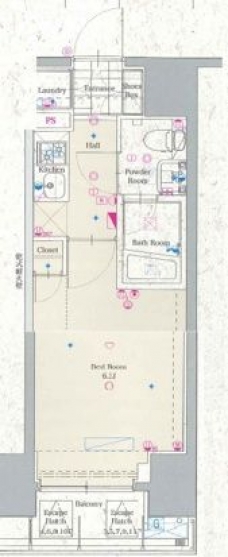 グラントゥルース練馬3の間取り図