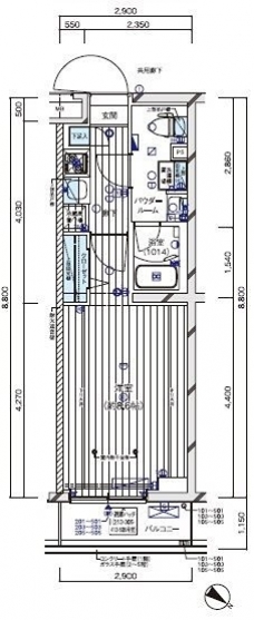メインステージ四ツ木の間取り図