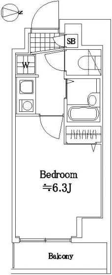 菱和パレス明大前壱番館の間取り図
