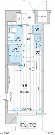 メインステージ元浅草の間取り図