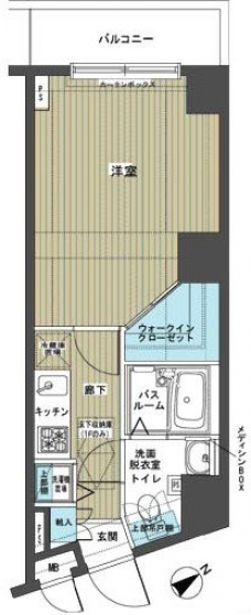 フェニックス笹塚弐番館の間取り図