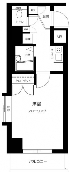 ジュエル西荻窪の間取り図