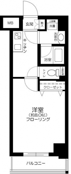 ＣＡＬＭ．ＫＯＩＷＡ　ＷＥＳＴの間取り図