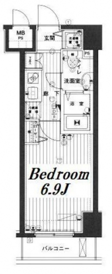 グランド・ガーラ芝公園の間取り図