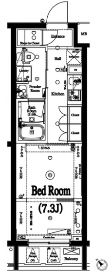 アクサス西巣鴨の間取り図