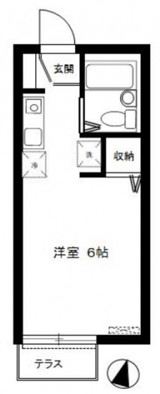パルディオ阿佐ヶ谷の間取り図