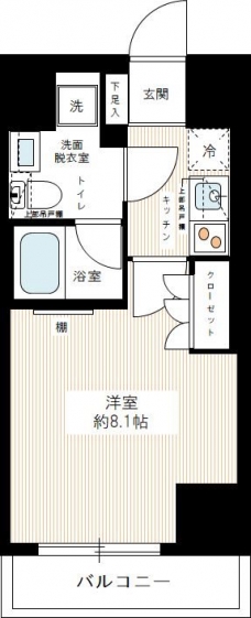 イアース練馬の間取り図