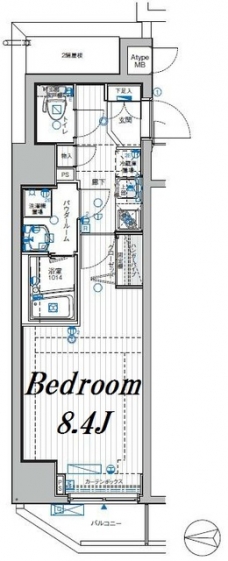 メインステージ蔵前IIの間取り図