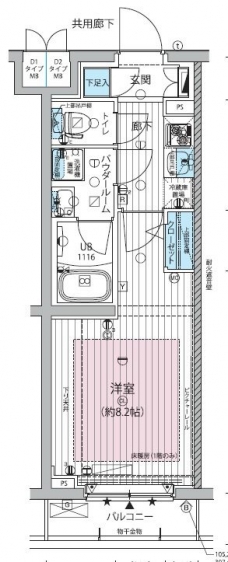 メインステージ板橋蓮根IIの間取り図